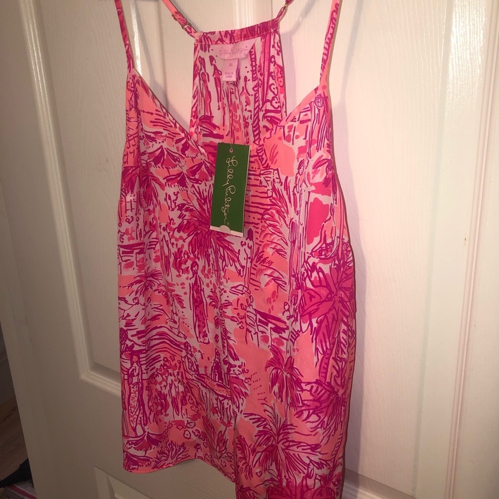 Lilly Pulitzer Dusk Top Cheeky Melon Rule Breakers
